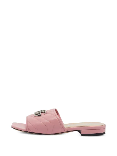 Gucci Pre-Owned GG Marmont quilted sandals Pink 1397939