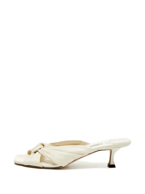 Jimmy Choo Pre-Owned Avenue knotted sandals Neutrals 1381942