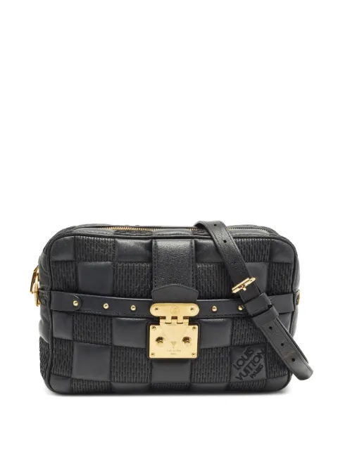 Louis Vuitton Pre-Owned MM Troca Damier-quilted shoulder bag Black 1385934