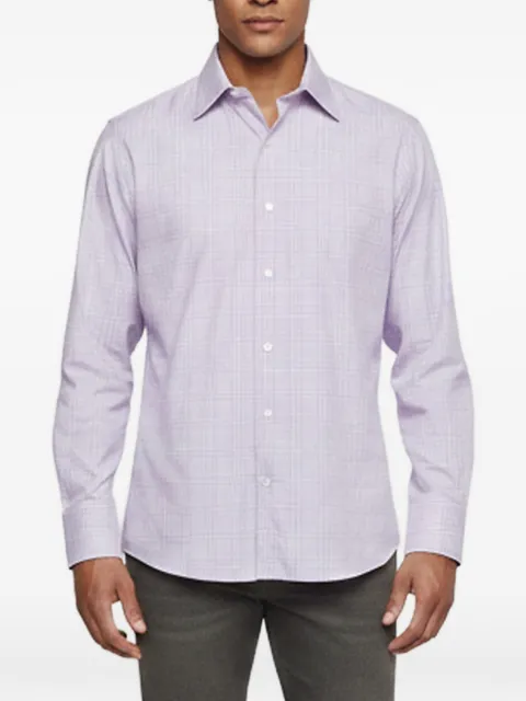Tom Ford Vintage plaid long-sleeve shirt Purple 1388949