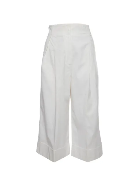 Max Mara dart-detail trousers White 1382900