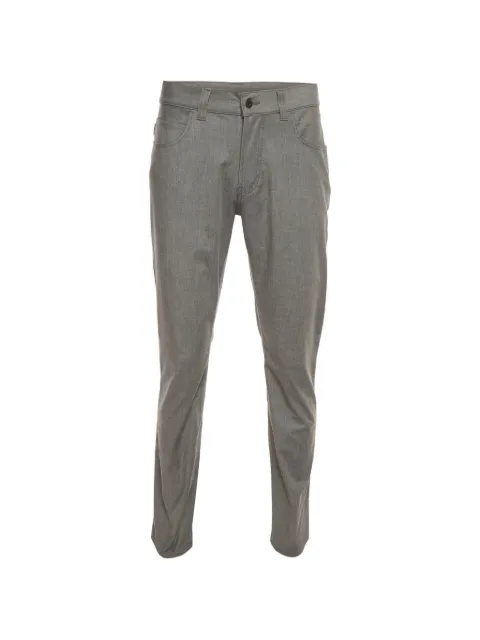 Emporio Armani Pre-Owned regular-fit trousers Grey 1400635