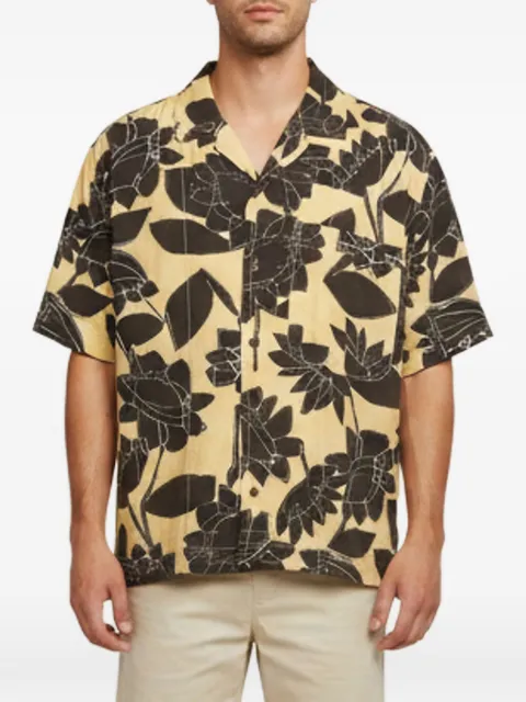 Jacquemus Pre-Owned 2020 La Chemise Jean floral-print shirt Yellow 1387702