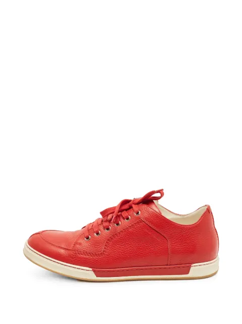 Christian Dior Pre-Owned lace-up sneakers Red 1400318