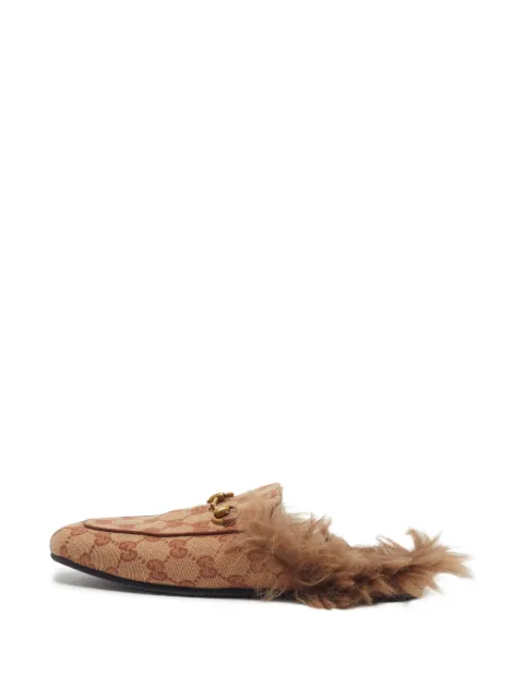 Gucci Pre-Owned Princetown Horsebit mules Neutrals 1393103