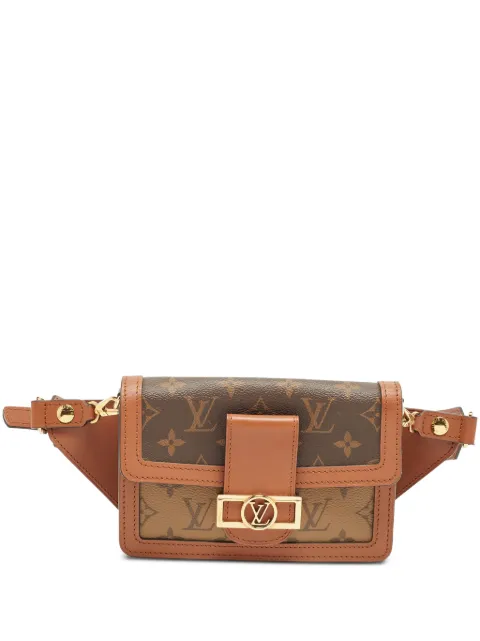 Louis Vuitton Pre-Owned Dauphine reverse monogram mini belt bag Brown 1380704