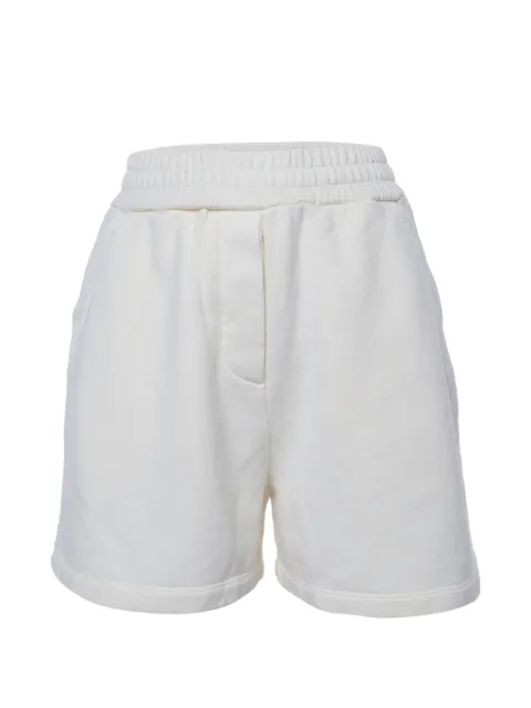 Prada Pre-Owned logo-detail jersey shorts White 1388688