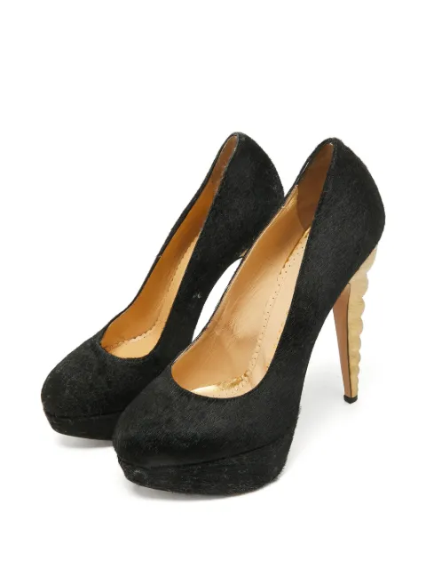 Charlotte Olympia Debbie platform pumps Black 1388455