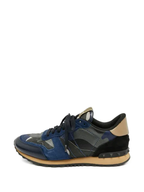 Valentino Garavani Pre-Owned Rockrunner camouflage sneakers Blue 1388411