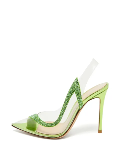 Gianvito Rossi Hortensia slingback pumps Green 1382525
