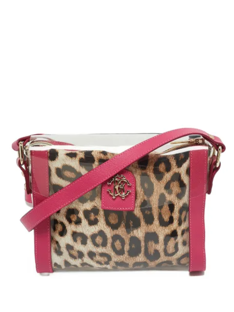 Roberto Cavalli Vintage leopard-print crossbody bag Neutrals 1383755
