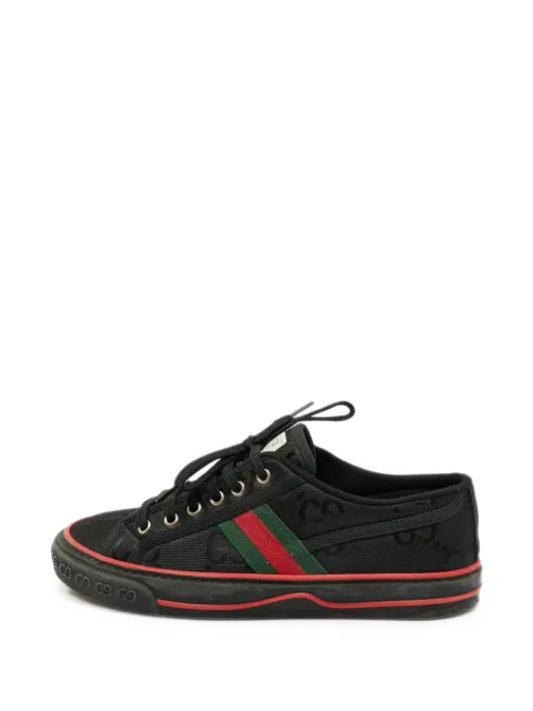 Gucci Pre-Owned Tennis 1977 lace-up sneakers Black 1383199
