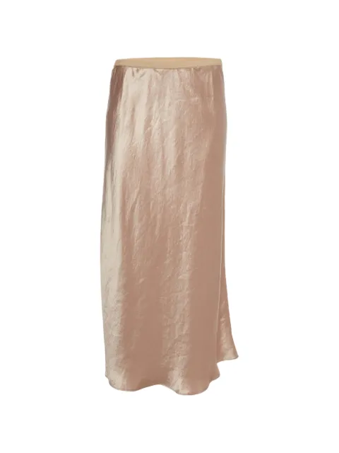Max Mara A-line satin midi skirt Neutrals 1381390