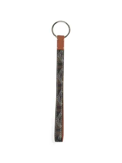 Goyard Pre-Owned Sesame Goyardine key ring Brown 1400423