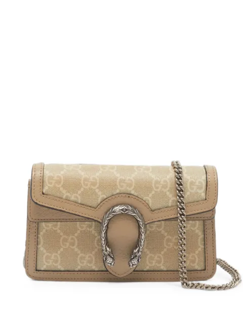 Gucci Pre-Owned mini Dionysus GG Supreme shoulder bag Neutrals 1398360