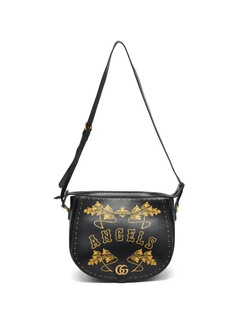 Gucci Pre-Owned LA Angels messenger bag Black 1397972