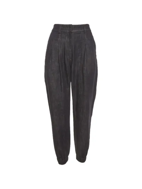 Brunello Cucinelli Vintage pleated jogger jeans Blue 1386402