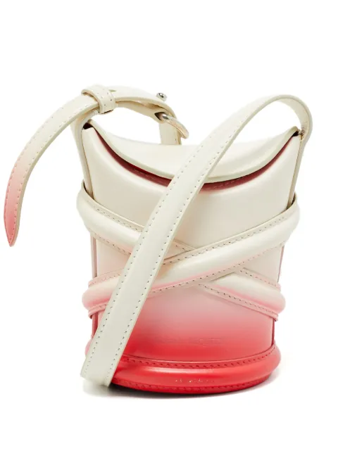 Alexander McQueen Pre-Owned small The Curve ombré bucket bag Red 1393740