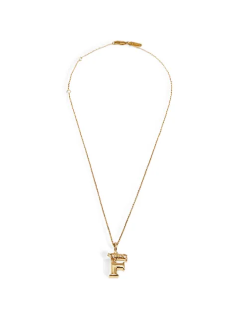 Chloé Pre-Owned Alphabet letter F necklace Gold 1387291