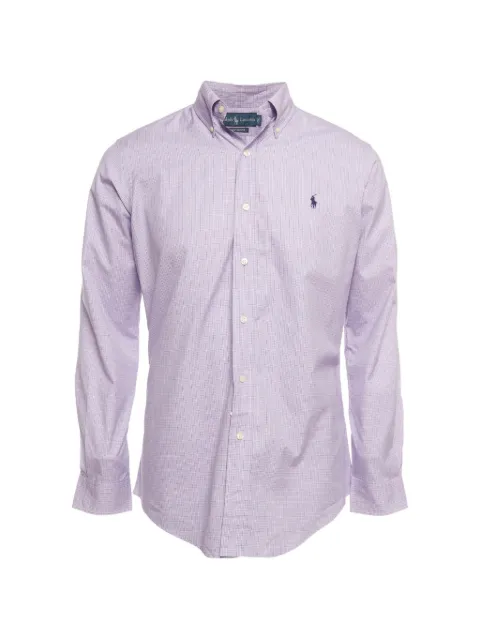 Ralph Lauren Vintage check-pattern cotton shirt Purple 1400940