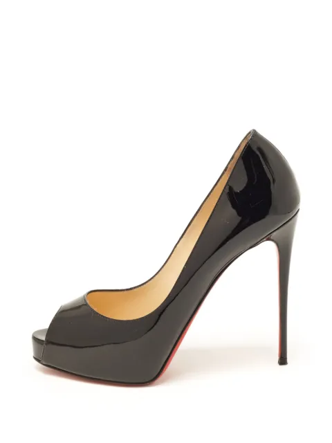 Christian Louboutin Pre-Owned New Very Prive peep-toe pumps Black 1390932