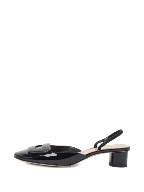 Christian Dior Pre-Owned Dior Day branded-strap slingback pumps Black 1387375