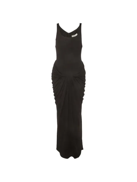 CHATS BY C.DAM draped sleeveless maxi dress Black 1402486