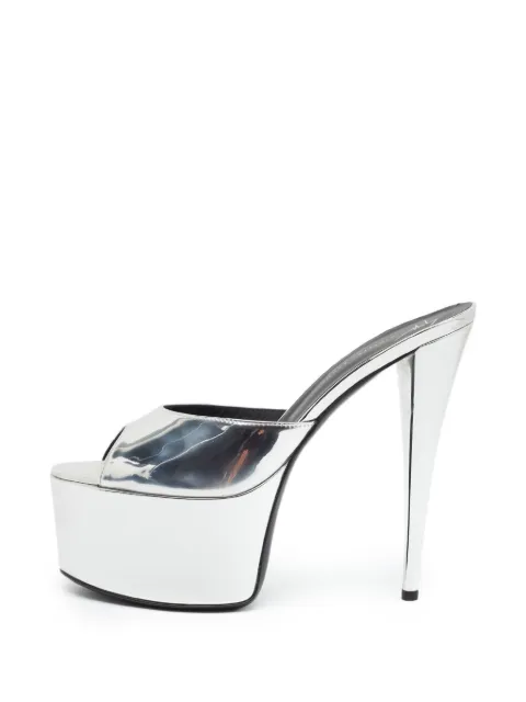 Giuseppe Zanotti Vintage Khalifa platform sandals Silver 1380850