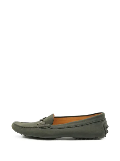 Tod's Vintage Gommino Double T loafers Green 1369740