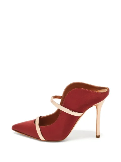 Malone Souliers Maureen metallic-strap mules Red 1386489