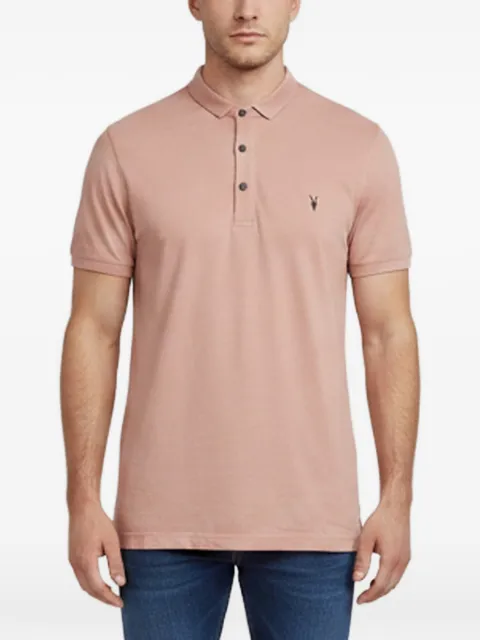 AllSaints short-sleeve polo shirt Pink 1400417
