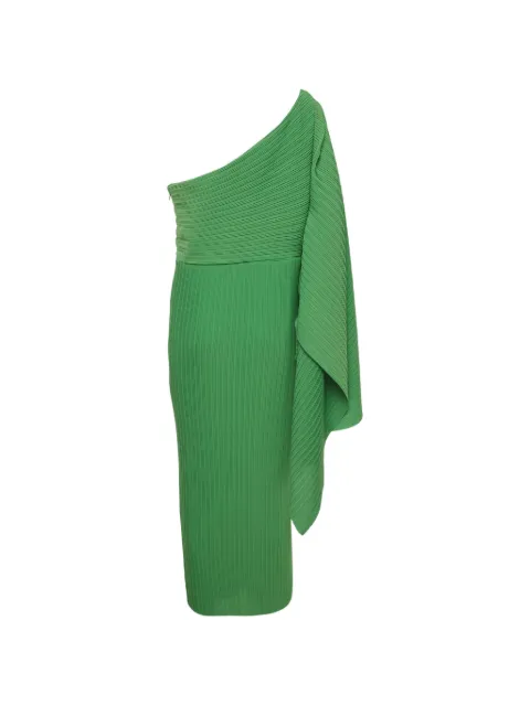 Solace London Lenna plissé midi dress Green 1385072