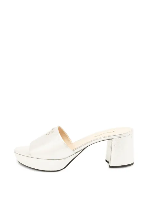 Prada Pre-Owned platform sandals Silver 1395662