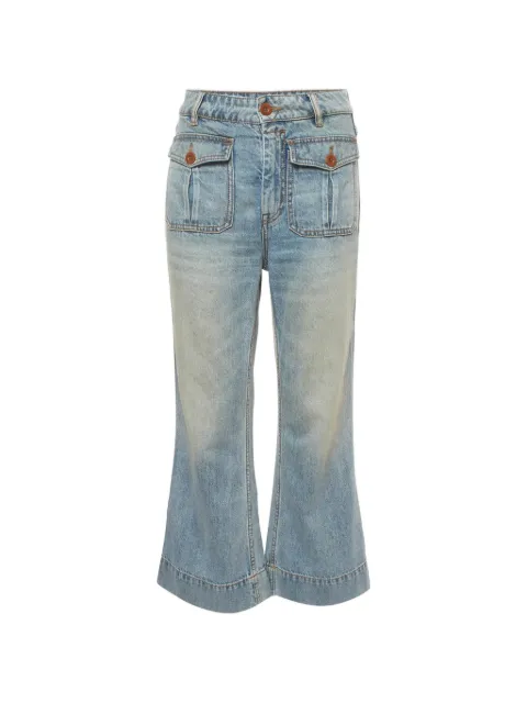 ZIMMERMANN Raie flared utility jeans Blue 1391907
