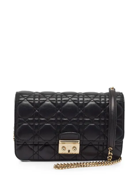 Christian Dior Pre-Owned 2015 Miss Dior Promenade Cannage shoulder bag Black 1388858