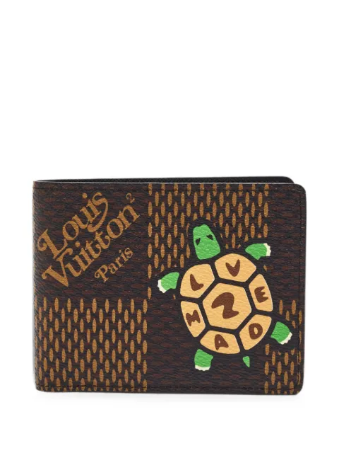Louis Vuitton Pre-Owned x Nigo Multiple Damier Ebène wallet Brown 1384300