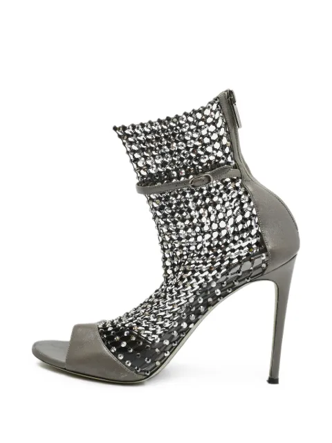 René Caovilla Galaxia lace sandals Grey 1384517