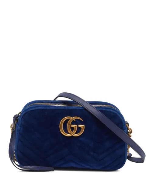 Gucci Pre-Owned GG Marmont shoulder bag Blue 1402648