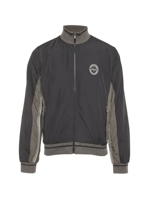 Dolce & Gabbana Pre-Owned logo-patch lightweight jacket Black 1401241