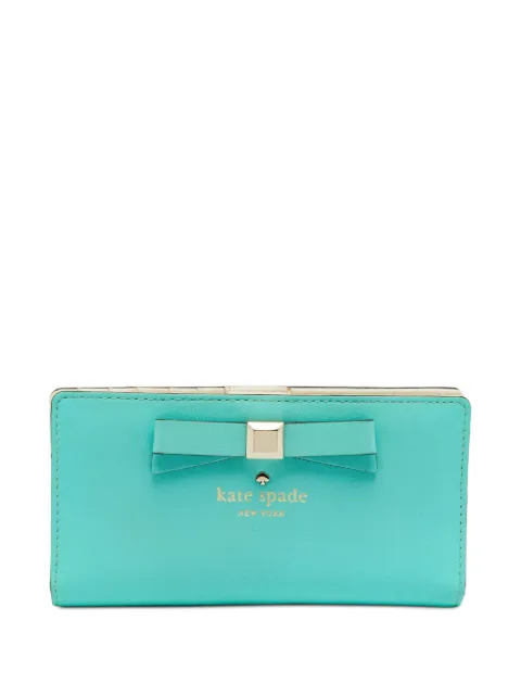 Kate Spade Holly Street Lacey bow wallet Blue 1397707