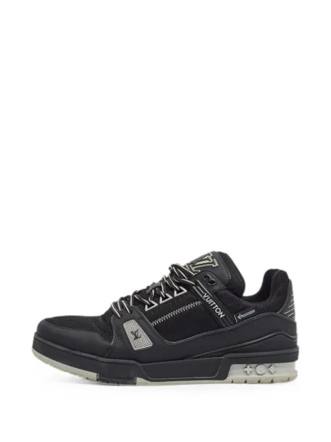 Louis Vuitton Pre-Owned LV Trainer lace-up sneakers Black 1393294
