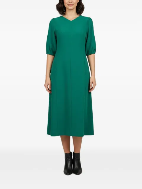 JOSEPH short-sleeve crepe midi dress Green 1382433