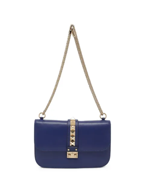 Valentino Garavani Pre-Owned medium Rockstud Glam Lock tote bag Blue 1400805