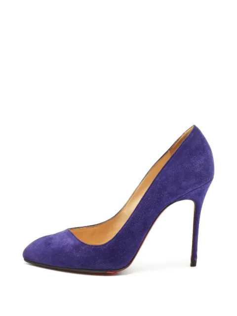 Christian Louboutin Pre-Owned Pigalle Follies suede pumps Blue 1400782