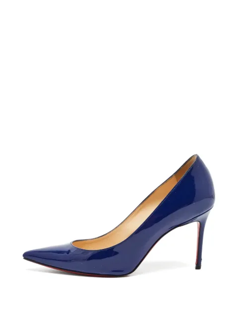 Christian Louboutin Pre-Owned Pigalle patent leather pumps Blue 1401791