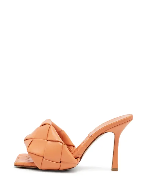 Bottega Veneta Pre-Owned Lido woven sandals Orange 1399191