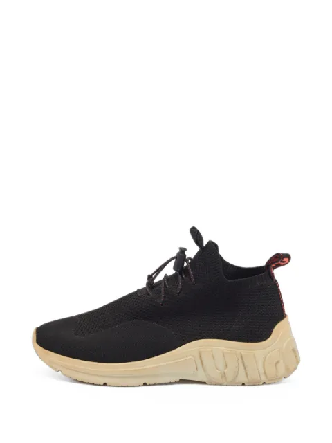 Miu Miu Pre-Owned knit low-top sneakers Black 1397787