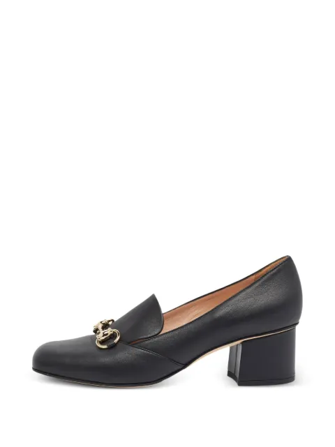 Gucci Pre-Owned Horsebit block heel pumps Black 1402955