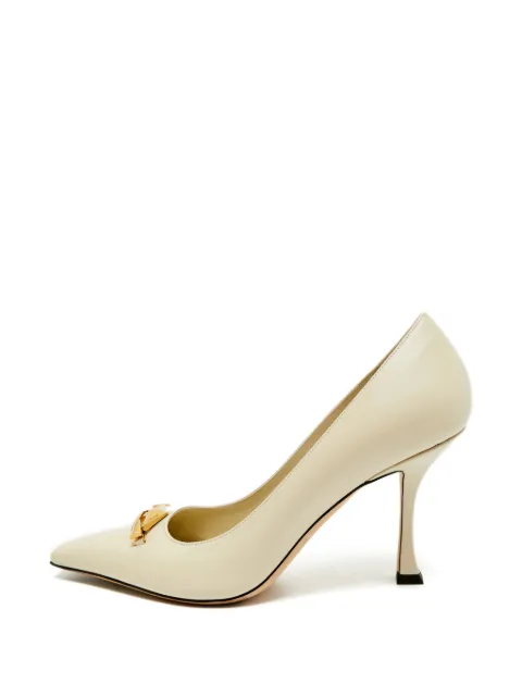 Jimmy Choo Pre-Owned Ryker pointed-toe pumps Neutrals 1383876