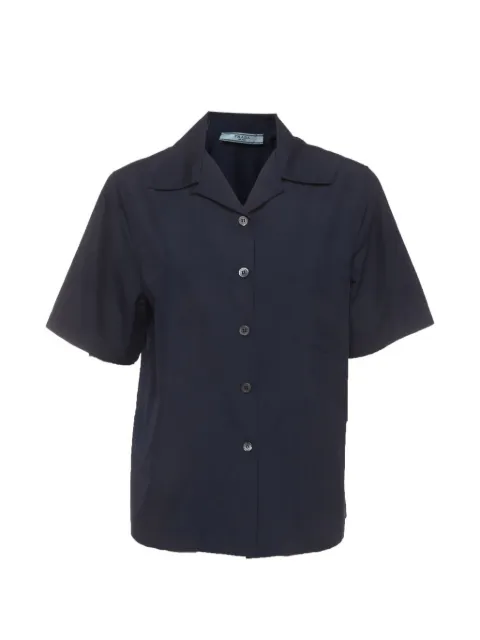Prada Pre-Owned short-sleeve button-up shirt Blue 1395124